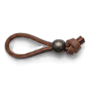 Leather lanyard