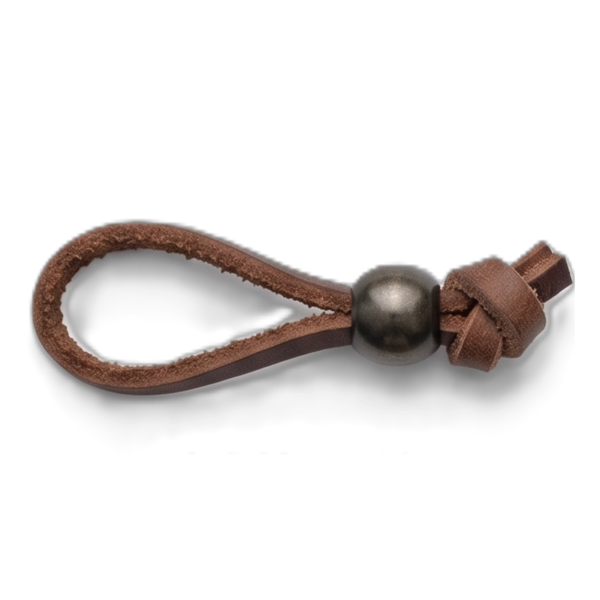 Leather lanyard
